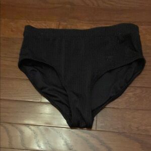 Black High-Waisted Bikini Bottoms